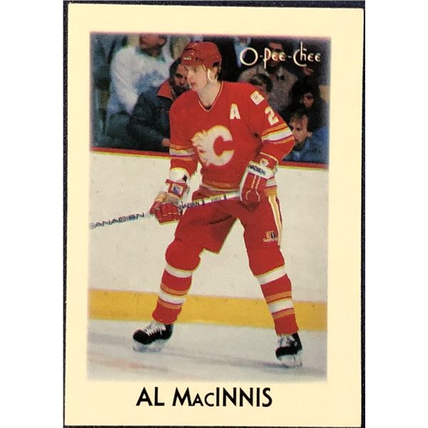 1987-88 O-PEE-CHEE MINI AL MacINNIS (HOF)