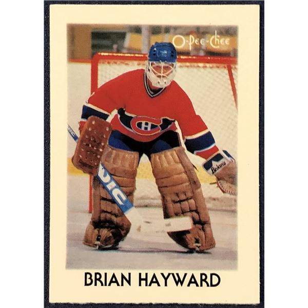 1987-88 O-PEE-CHEE MINI BRIAN HAYWARD