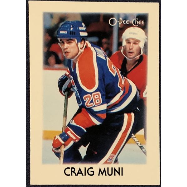 1987-88 O-PEE-CHEE MINI CRAIG MUNI