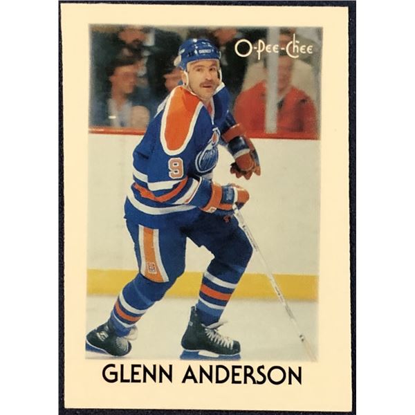 1987-88 O-PEE-CHEE MINI GLENN ANDERSON (HOF)