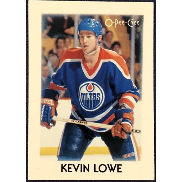 1987-88 O-PEE-CHEE MINI KEVIN LOWE (HOF)