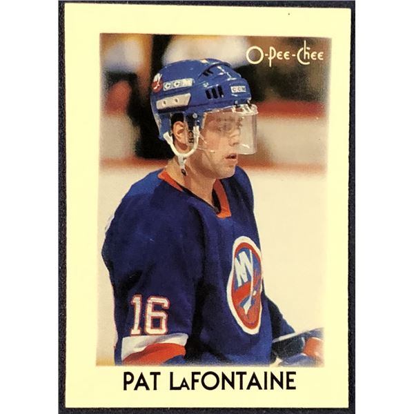1987-88 O-PEE-CHEE MINI PAT LaFONTAINE (HOF)