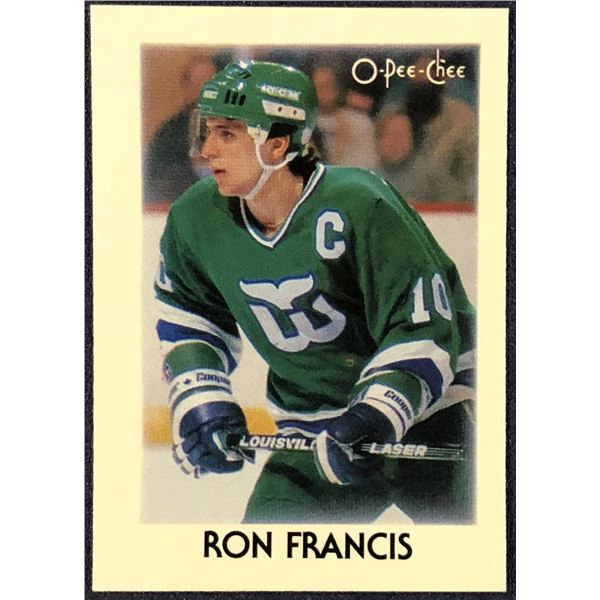 1987-88 O-PEE-CHEE MINI RON FRANCIS (HOF)