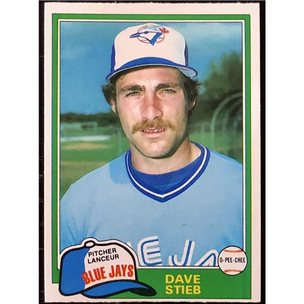 1981 O-PEE-CHEE DAVE STIEB