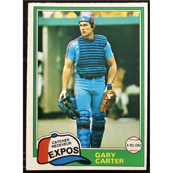 1981 O-PEE-CHEE GARY CARTER (HOF)