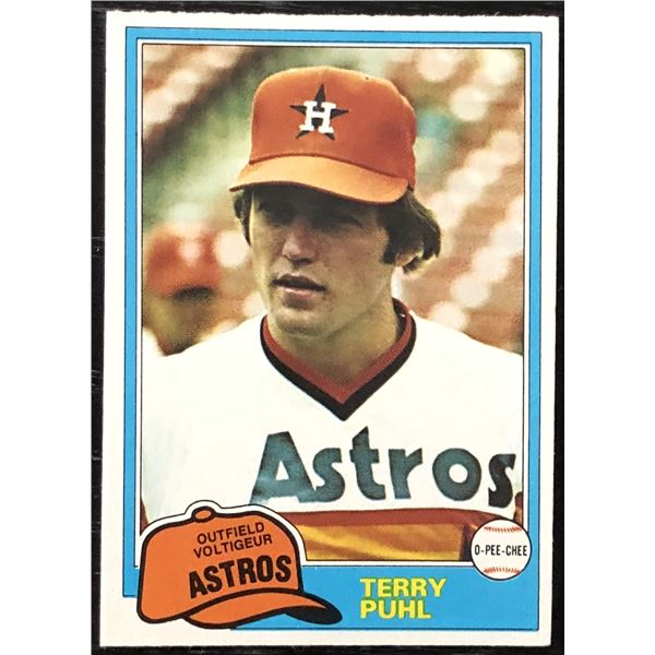 1981 O-PEE-CHEE TERRY PUHL