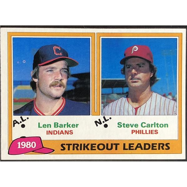1981 TOPPS STEVE CARLTON (HOF)