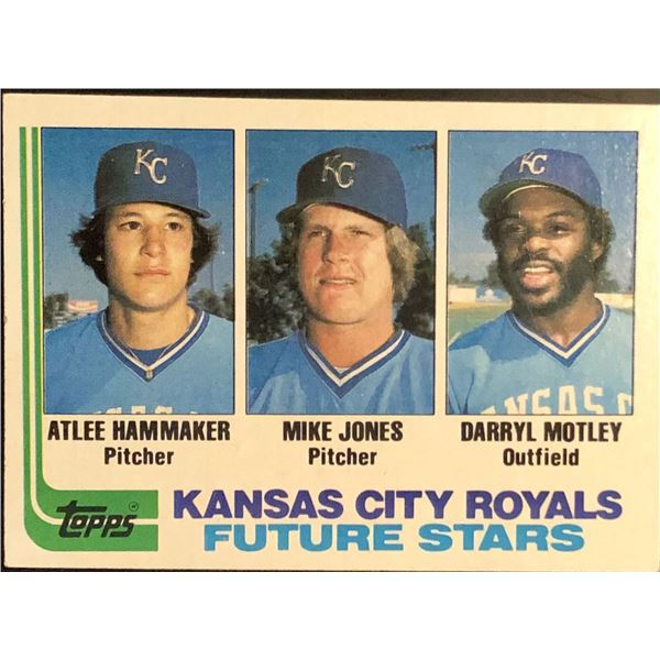 1982 TOPPS ATLEE HAMMAKER ROOKIE CARD