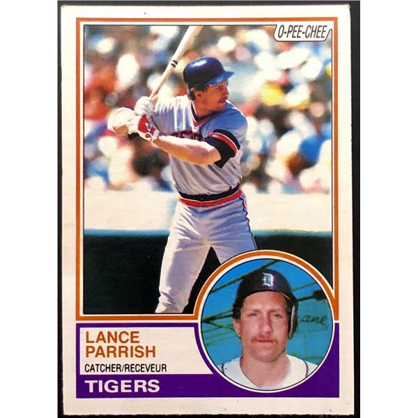 1983 O-PEE-CHEE LANCE PARRISH