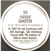 Image 2 : 1988 TOPPS BASEBALL COIN - OZZIE SMITH (HOF)