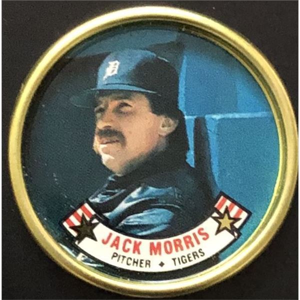 1988 TOPPS BASEBALL COINS - JACK MORRIS (HOF)