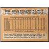 Image 2 : 1988 TOPPS CECIL FIELDER