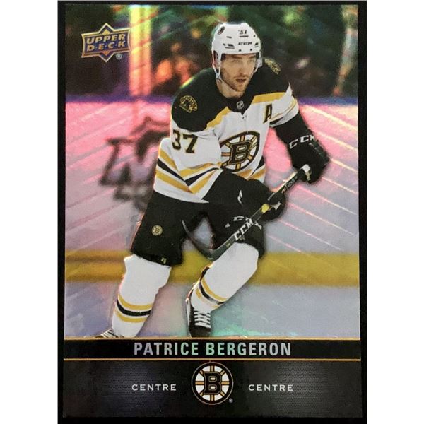 2019-20 UPPER DECK PATRICE BERGERON