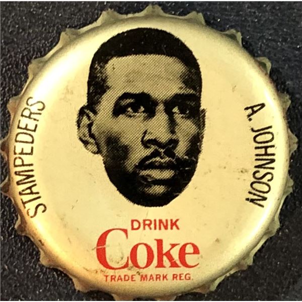 1965 COCA COLA CFL BOTTLE CAPS - ART JOHNSON