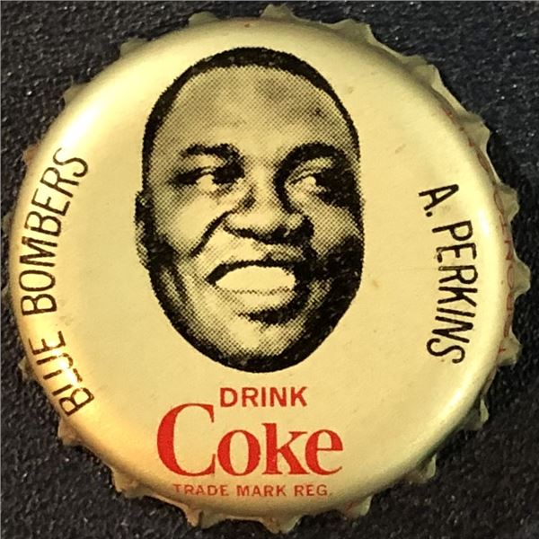 1965 COCA COLA CFL BOTTLE CAPS - ART PERKINS