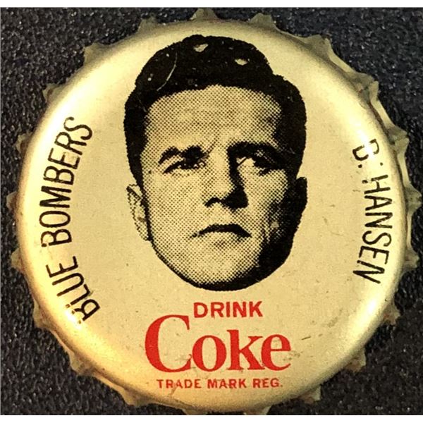 1965 COCA COLA CFL BOTTLE CAPS - BARRIE HANSEN