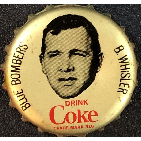 1965 COCA COLA CFL BOTTLE CAPS - BILL WHISLER
