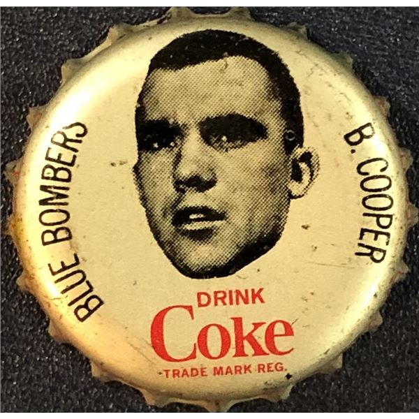 1965 COCA COLA CFL BOTTLE CAPS - BILLY COOPER
