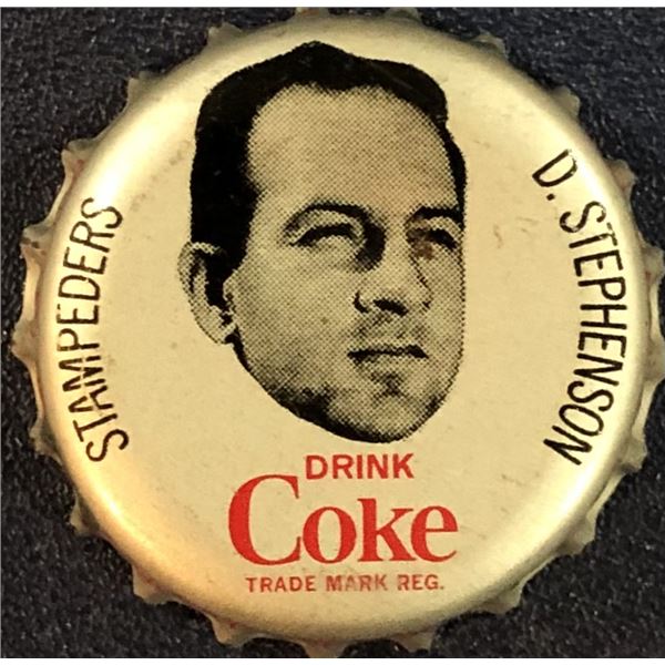 1965 COCA COLA CFL BOTTLE CAPS - DON STEPHENSON