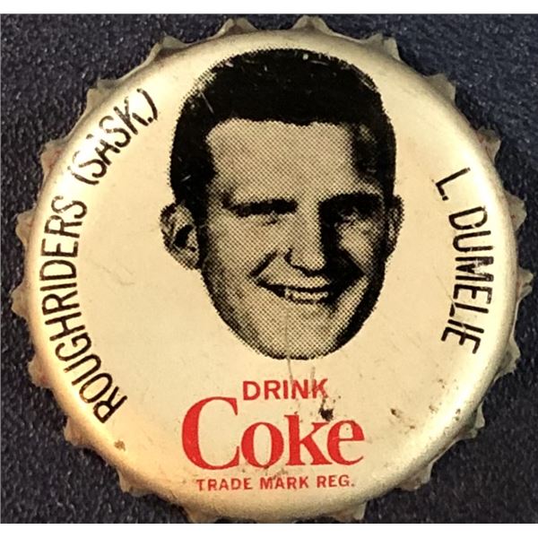 1965 COCA COLA CFL BOTTLE CAPS - LARRY DUMELIE