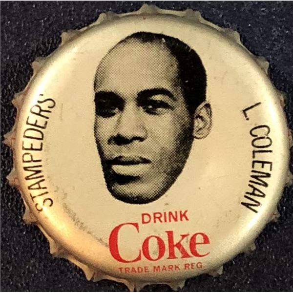 1965 COCA COLA CFL BOTTLE CAPS - LOVELL COLEMAN