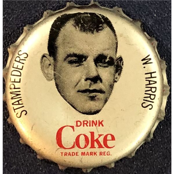 1965 COCA COLA CFL BOTTLE CAPS - WAYNE HARRIS
