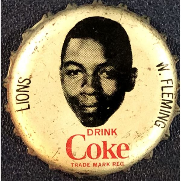 1965 COCA COLA CFL BOTTLE CAPS - WILLIE FLEMING