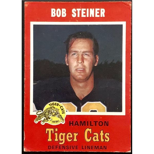 1971 O-PEE-CHEE CFL BOB STEINER ROOKIE CARD