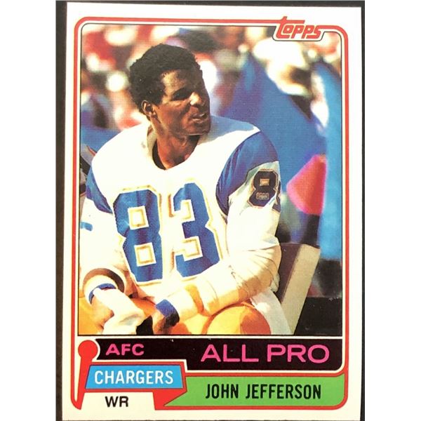 1981 TOPPS JOHN JEFFERSON