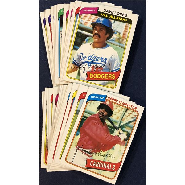 1980 O-PEE-CHEE BASEBALL COLLECTION - 25 CARDS