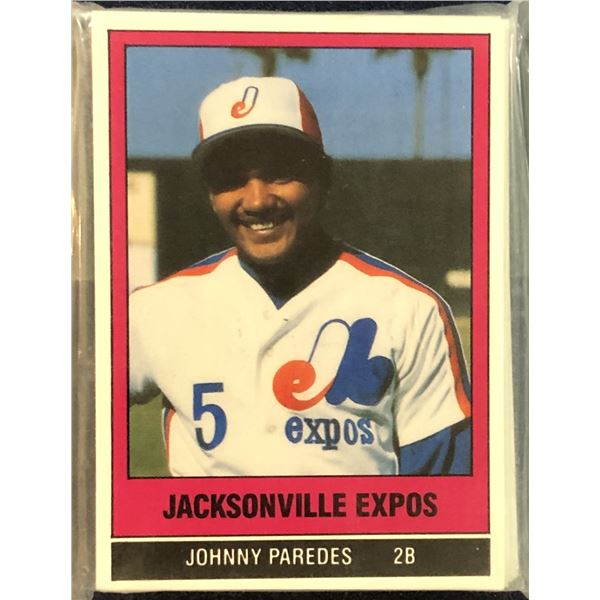 1986 TCMA JACKSONVILLE EXPOS TEAM SET