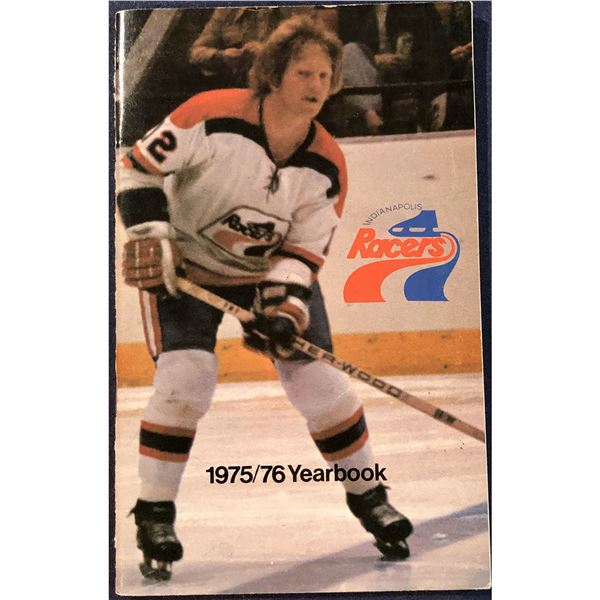 1975-76 WHA INDIANAPOLIS RACERS MEDIA GUIDE