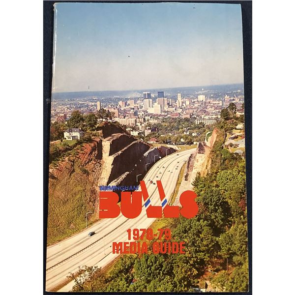 1978-79 WHA BIRMINGHAM BULLS MEDIA GUIDE