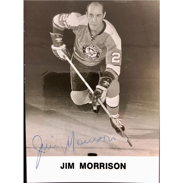 JIM MORRISON J.D. McCARTHY SIGNED POSTCARD