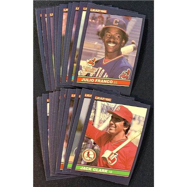 1986 LEAF CANADA BASEBALL COLLECTION - 25 CARDS