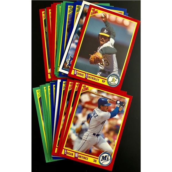 1990 SCORE BASEBALL - 25 CARDS