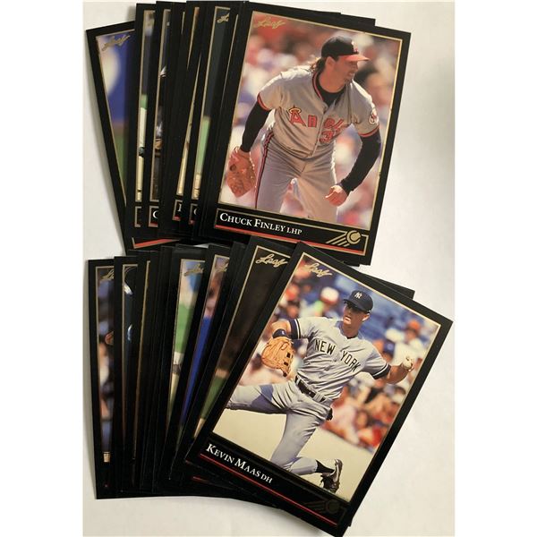 1992 LEAF BASEBALL COLLECTION - 25 CARDS