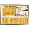 Image 2 : 1963 TOPPS STEVE HAMILTON ROOKIE CARD
