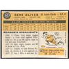 Image 2 : 1960 TOPPS GENE OLIVER ROOKIE CARD