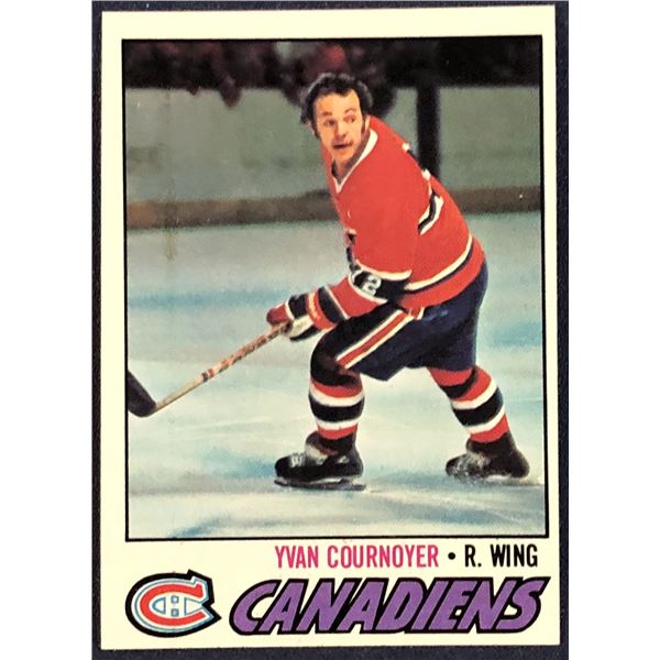 1977-78 TOPPS YVAN COURNOYER (HOF)