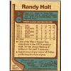 Image 2 : 1977-78 TOPPS RANDY HOLT ROOKIE CARD