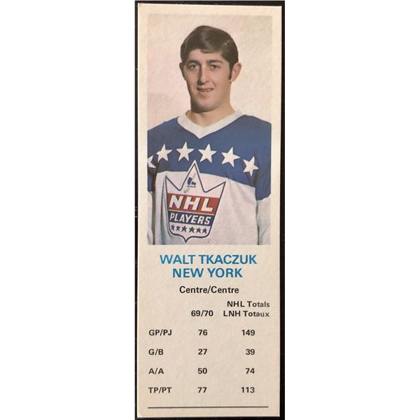 1970-71 DAD'S COOKIES WALT TKACZUK
