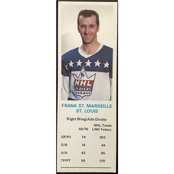 1970-71 DAD'S COOKIES FRANK ST. MARSEILLE