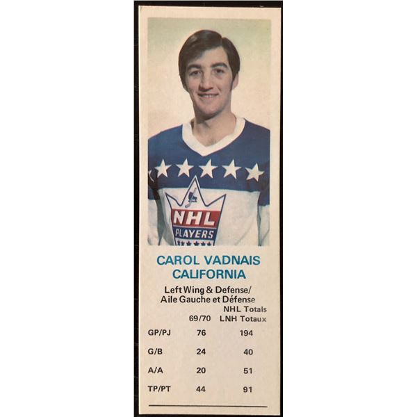 1970-71 DAD'S COOKIES CAROL VADNAIS