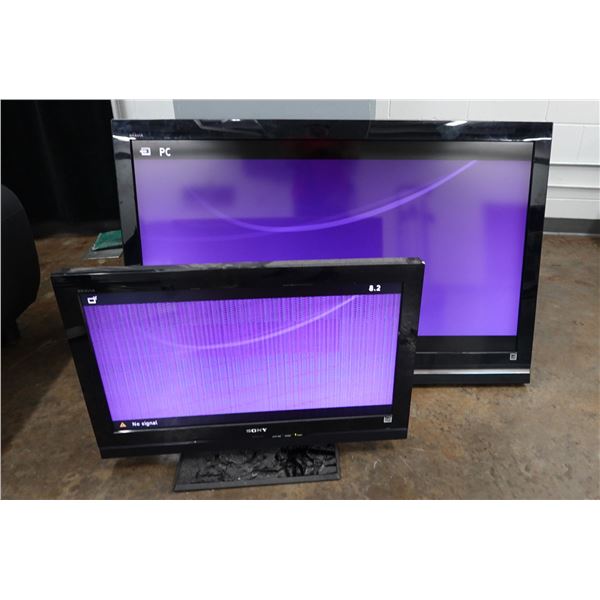 Qty 2 LED TV's: Sony Bravia KDL32S5100 & KDL-52V5100