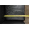 Image 15 : Black Loveseat 61" x 21" x 33"H & Matching Armchair 38" x 21" x 33"H