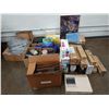 Image 1 : Multiple Supplies: Columbia Binding Cases, Printer Ink, Diskettes, CDs, Speakers, etc