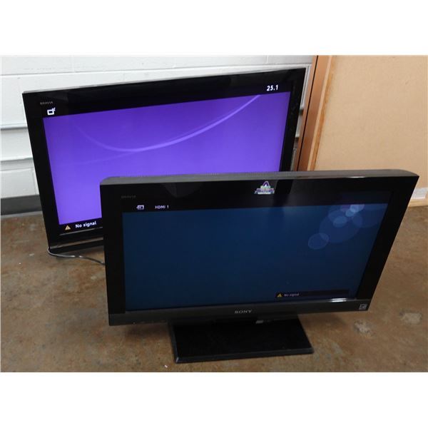 Qty 2 LED TV's: Sony Bravia KDL-32EX400 & KDL-40V5100