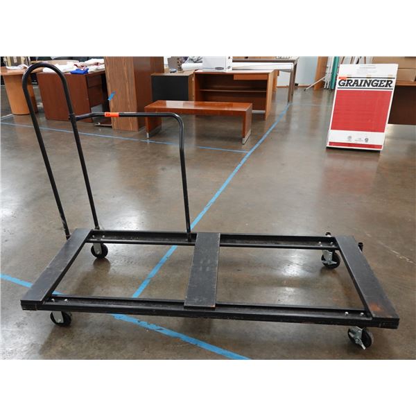 Folding Table Dolly for Horizontal Storage (holds 12 long tables) 72" x 30" x 48"H