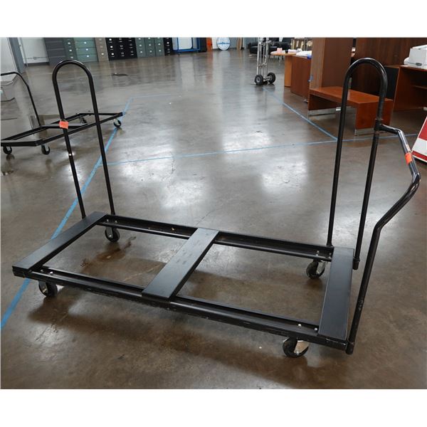Folding Table Dolly for Horizontal Storage (holds 12 long tables) 72" x 30" x 48"H